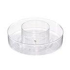Organisateur rotatif en plastique transparent