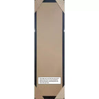 Miroir de porte pleine longueur non biseauté 18"x52" avec cadre en bois recyclé sarcelle/gris