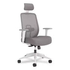 HON Altern Mesh Back Task Chair, 17.95 to 21.1 Seat Height, Gray Seat, Gray/White Back, White Base
