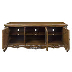 Meuble TV et console de 75 po, fini chêne antique
