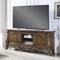 Meuble TV et console de 75 po, fini chêne antique