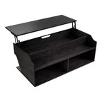 44" Hawkpoint Transitional Lift Top Coffee Table Reclaimed Black Oak - miBasics