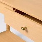Console moderne en bois de 60 po avec tiroir marron