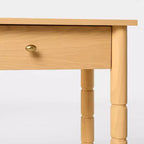 Console moderne en bois de 60 po avec tiroir marron