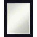 Amanti Art Shiplap Petite Bevel Wood Bathroom Wall Mirror