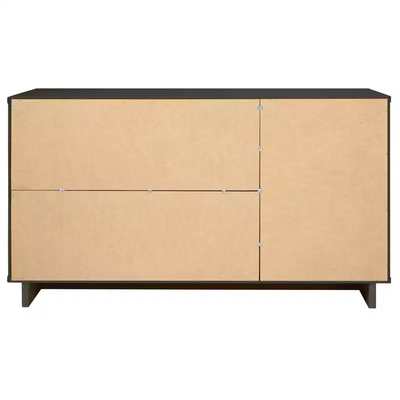 Buffet moderne 55 po à 3 tiroirs Blanc lustré