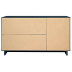 Buffet moderne 55 po à 3 tiroirs Blanc lustré