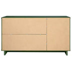 Buffet moderne 55 po à 3 tiroirs Blanc lustré