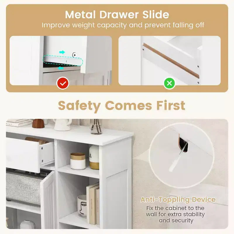 Meuble bas de salle de bain avec tiroir
