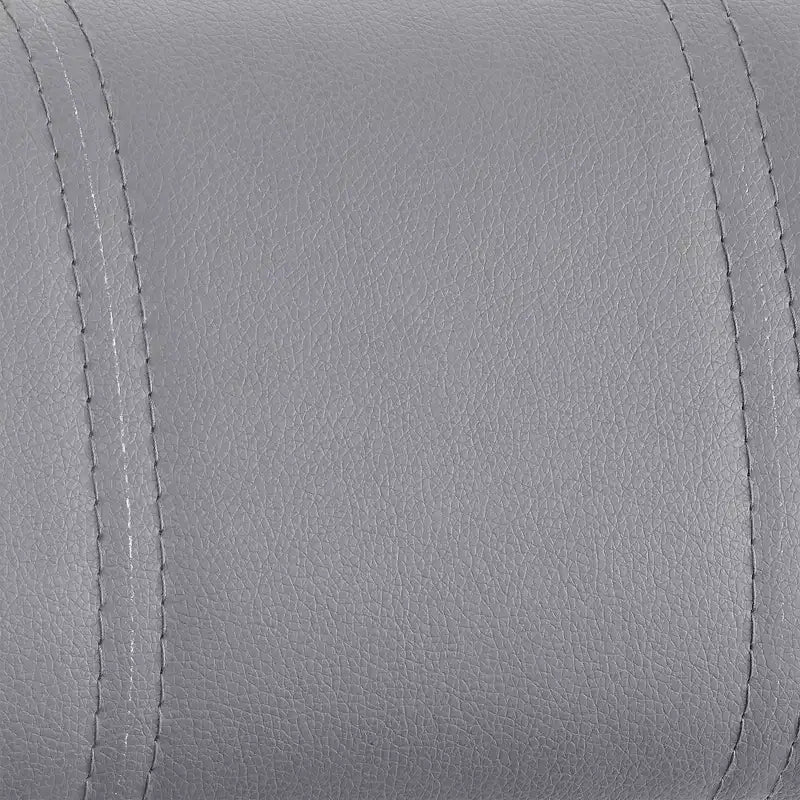 Tabouret de bar réglable en similicuir et acier inoxydable