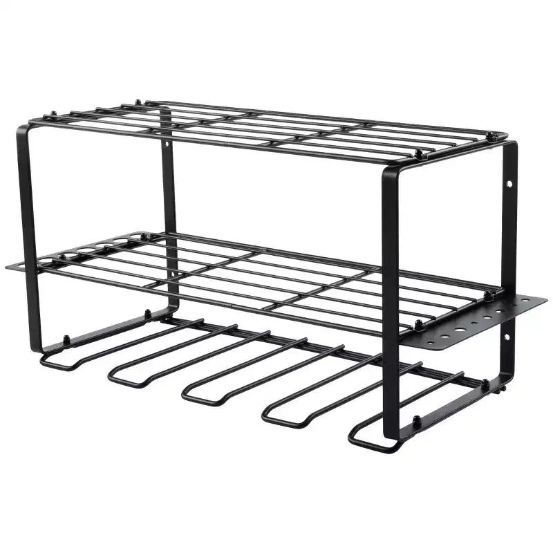 Étagère de rangement à 3 niveaux pour outils électriques, fixation murale
