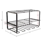 Étagère de rangement à 3 niveaux pour outils électriques, fixation murale