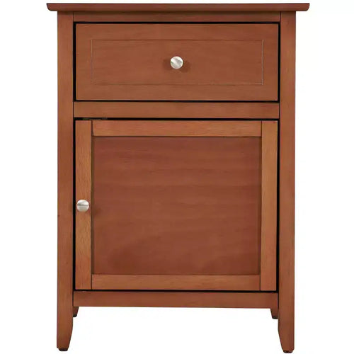 Passion Furniture Lzzy 1-Drawer Nightstand (25 in. H x 19 in. W x 15 in. D)
