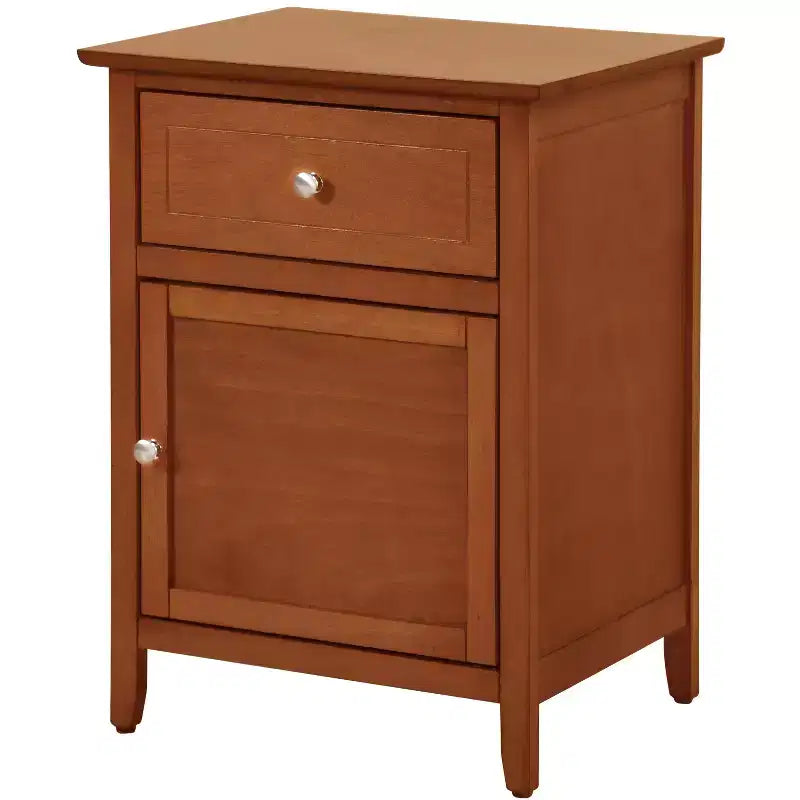 Table de chevet 1 tiroir 63,5 cm (H) x 48,2 cm (L) x 38,1 cm (P) grise