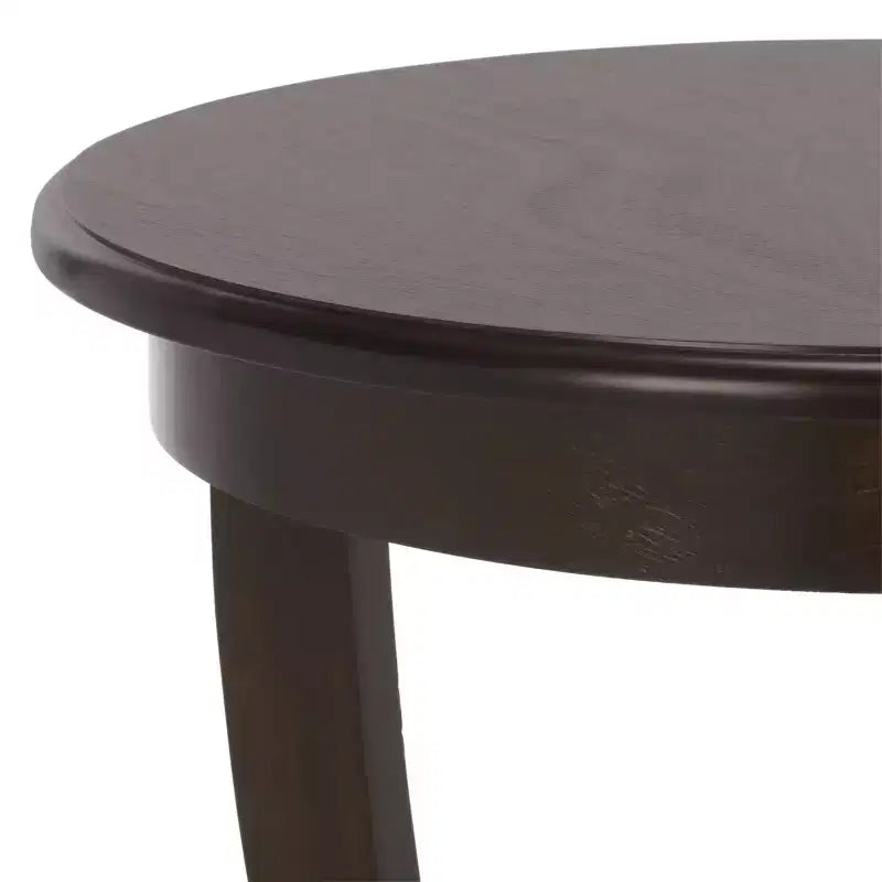 Table d'appoint ronde sur pied en pin gris vintage