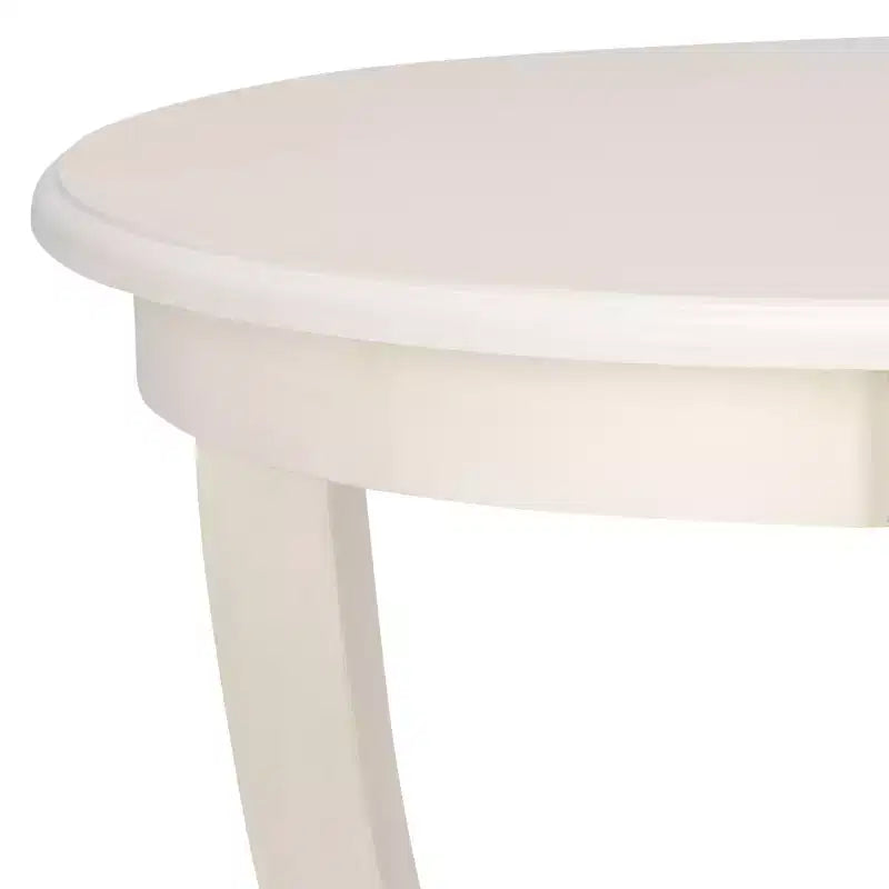Table d'appoint ronde sur pied en pin gris vintage