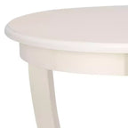 Table d'appoint ronde sur pied en pin gris vintage
