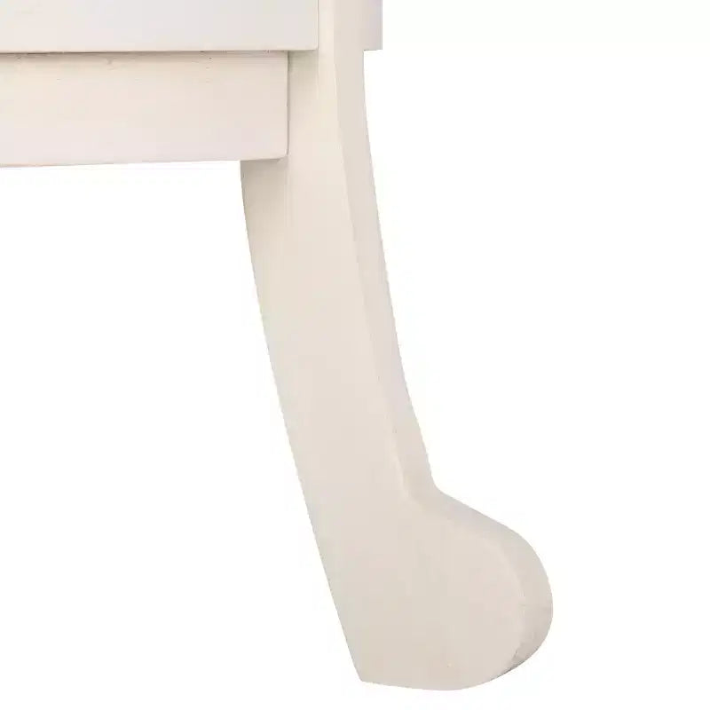Table d'appoint ronde sur pied en pin gris vintage