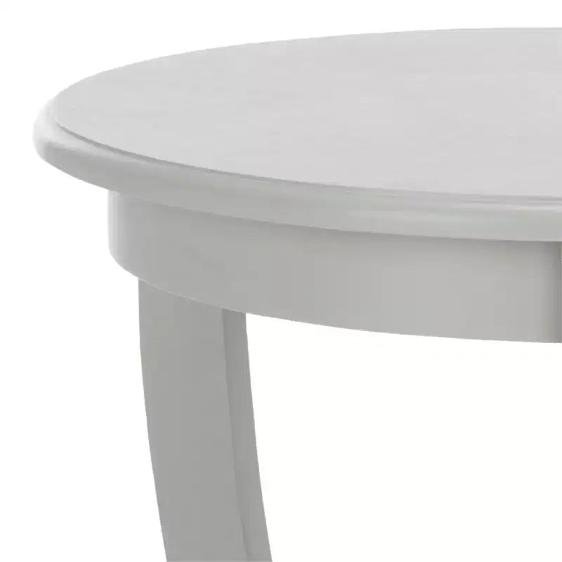 Table d'appoint ronde sur pied en pin gris vintage