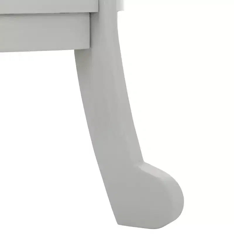 Table d'appoint ronde sur pied en pin gris vintage