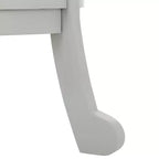 Table d'appoint ronde sur pied en pin gris vintage