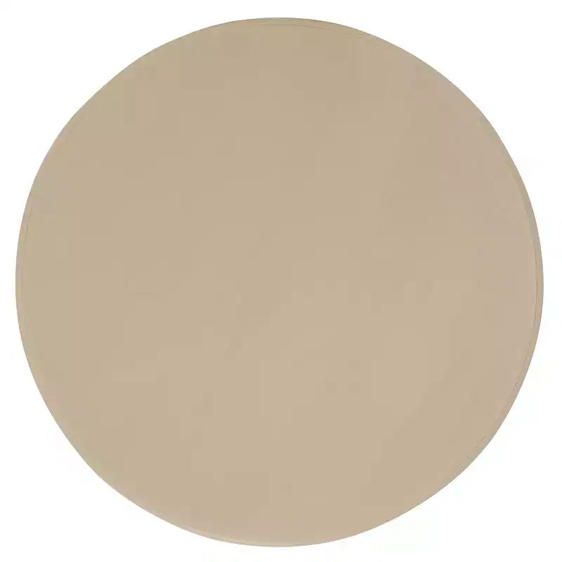 Table d'appoint ronde sur pied en pin gris vintage