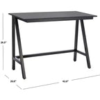 Bureau en acajou, finition noyer