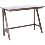 Bureau en acajou, finition noyer