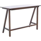 Bureau en acajou, finition noyer