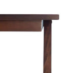 Bureau en acajou, finition noyer