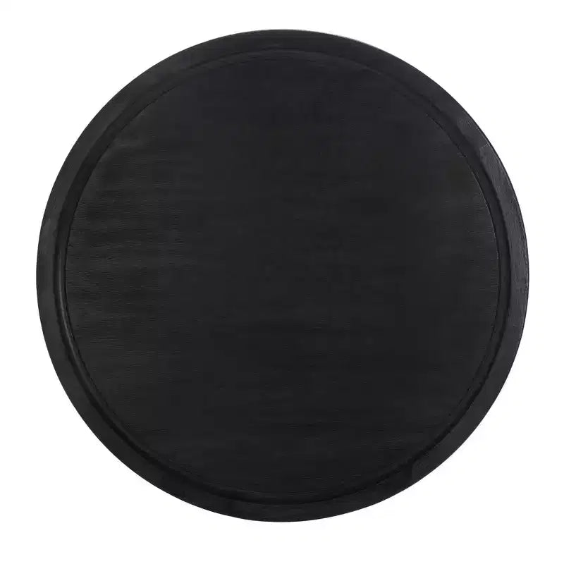 Table basse ronde style rustique/ferme