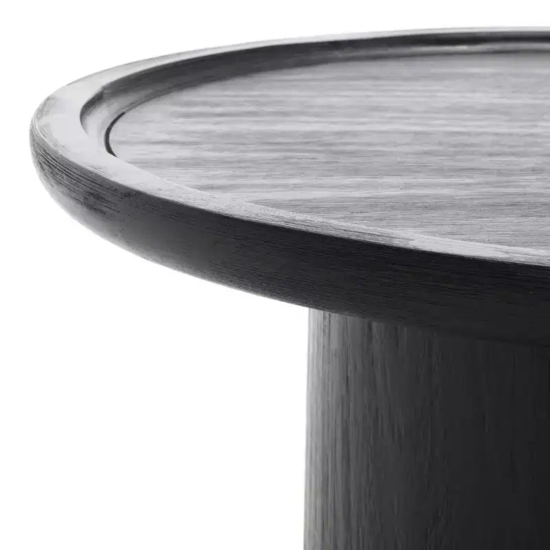 Table basse ronde style rustique/ferme