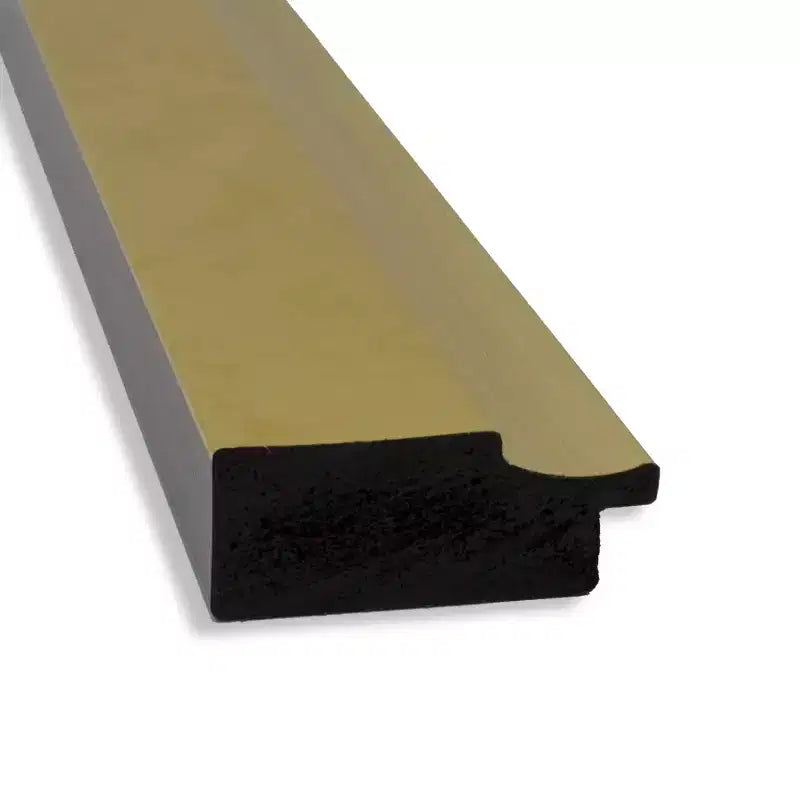 Miroir de porte sur toute la longueur 51,5"x17,5" sans biseau, cadre étroit doré