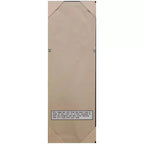 Miroir de porte sur toute la longueur 51,5"x17,5" sans biseau, cadre étroit doré
