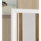 Miroir de commode encadré carré classique 38"x38"