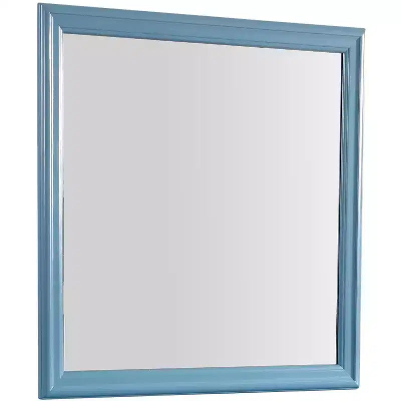 Miroir de commode encadré carré classique 38"x38"