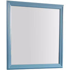 Miroir de commode encadré carré classique 38"x38"
