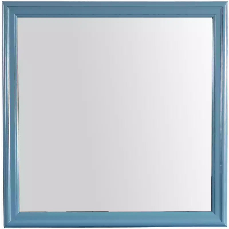 Passion Furniture 38 in. x 38 in. Classic Square Framed Dresser Mirror