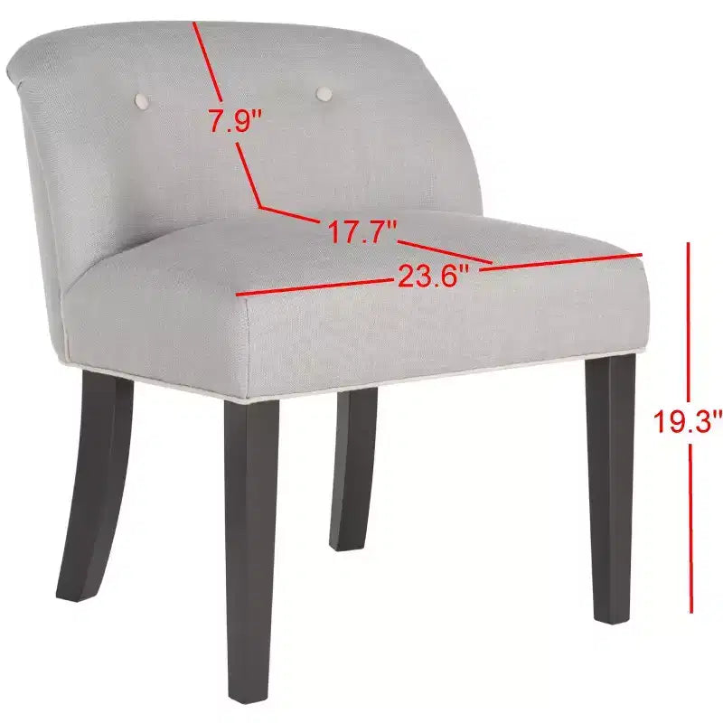 Chaise de coiffeuse - Gris arctique/Taupe