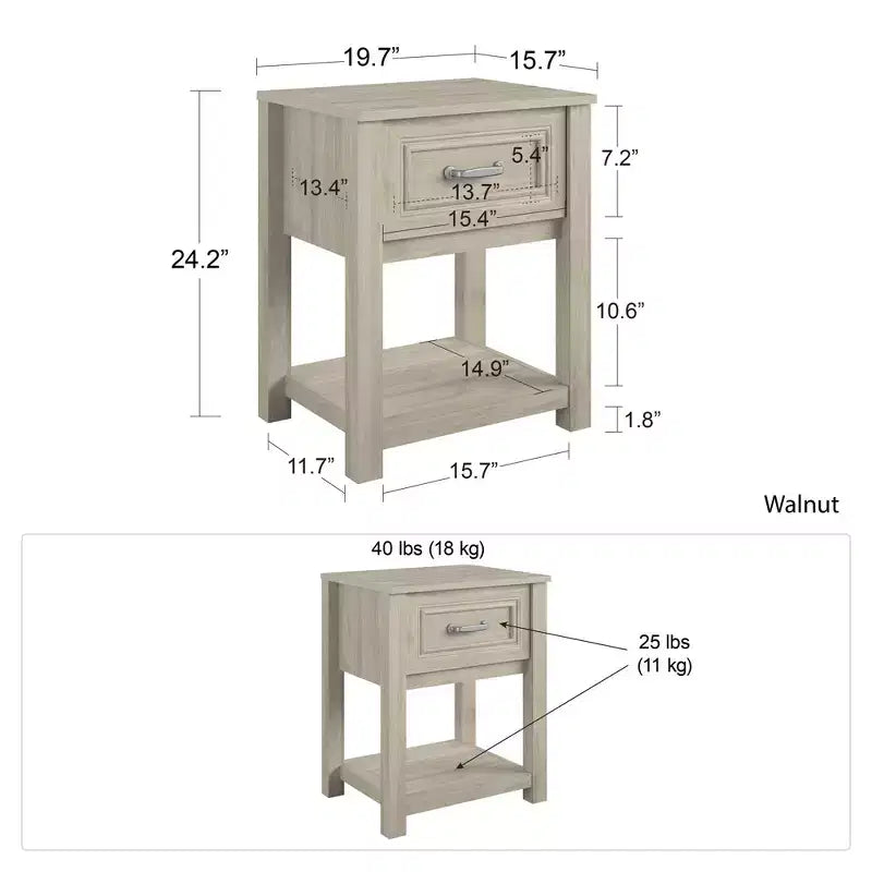 Table de chevet pour enfants