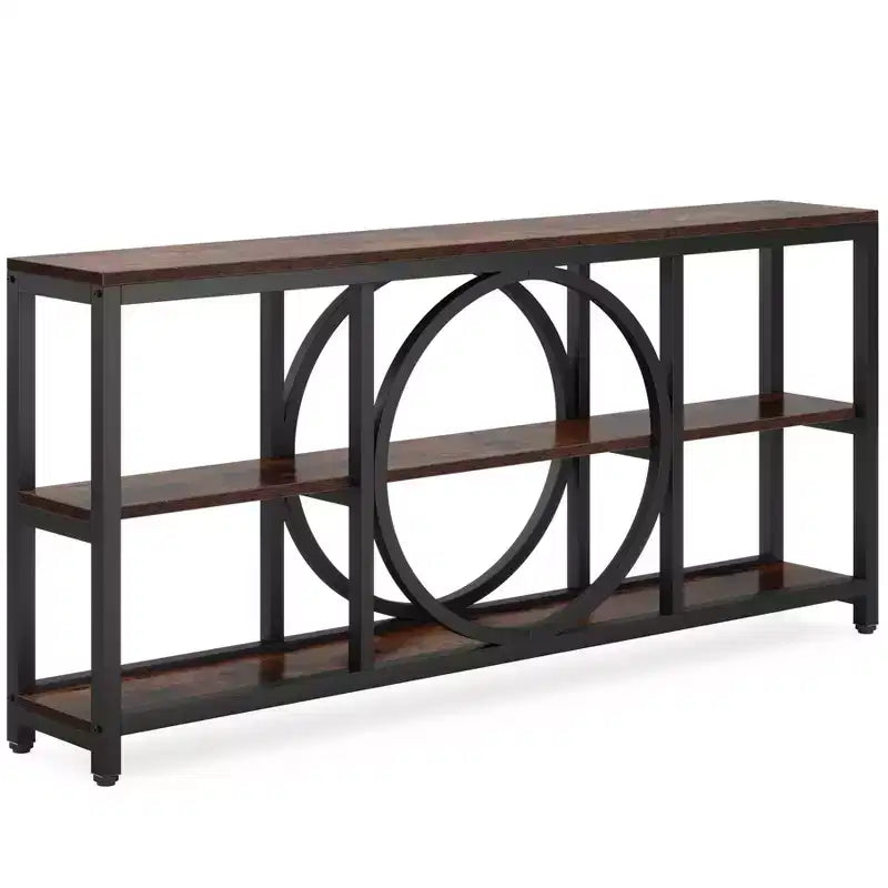 Lantine 70.9 inches 3-Tier Extra Long Console Table
