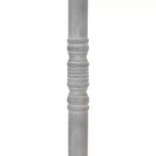 Table d'appoint sur pied de style ferme, gris vieilli