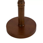 Table d'appoint sur pied de style ferme, gris vieilli