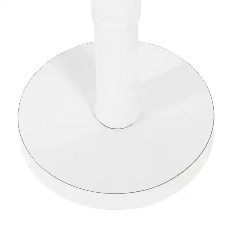 Table d'appoint sur pied de style ferme, gris vieilli
