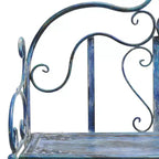 Étagère à 4 niveaux en fer, intérieure/extérieure, blanc antique