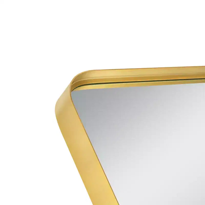 Miroir de courtoisie rectangulaire en métal pour salle de bain 32"x50"